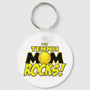 This Tennis Mom Rocks.png Keychain