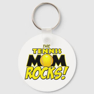 This Tennis Mom Rocks.png Keychain
