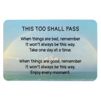 This Too Shall Pass Magnetic Card