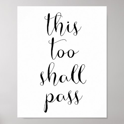 This too shall pass poster