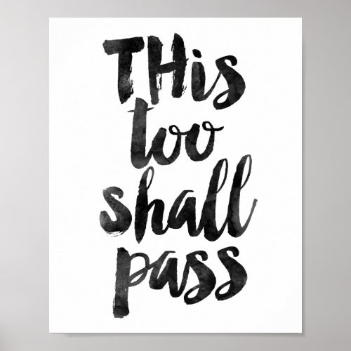 This Too Shall Pass Poster