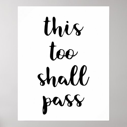 This Too Shall Pass Poster