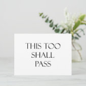 This Too Shall Pass Quotes Strength Quote (Standing Front)