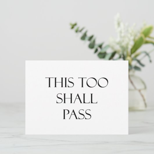 This Too Shall Pass Quotes Strength Quote (Standing Front)