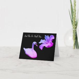 This Too Shall Pass Swan Color Inspirational   Card
