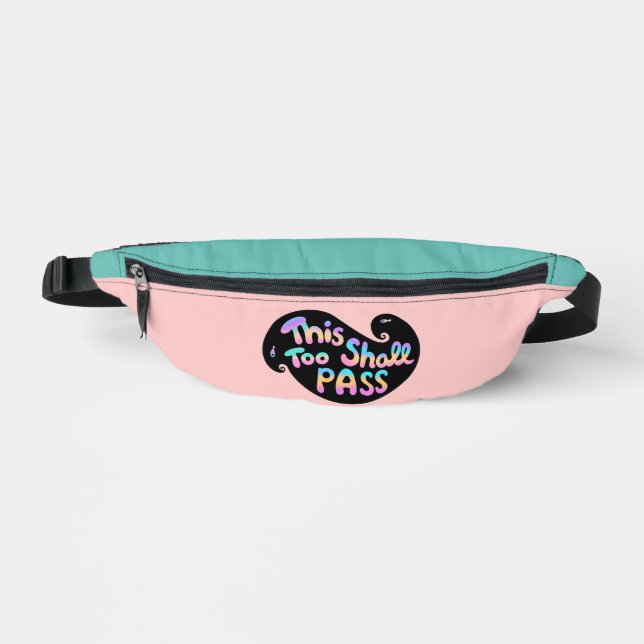This Too Shall Pass Wave Fanny Pack (Front)