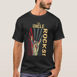 This Uncle Rocks Vintage Retro Concert 70S 80S Fun T-Shirt