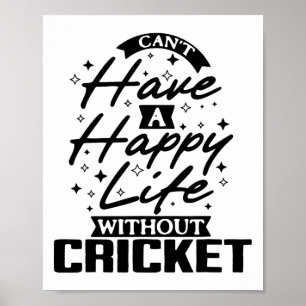This Unique Design Is An Ideal Choice For Cricket Poster