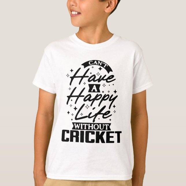 This Unique Design Is An Ideal Choice For Cricket  T-Shirt (Front)