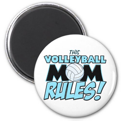 This Volleyball Mom Rulespng Magnet