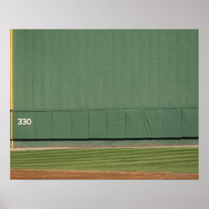 This wall is known as 'the Green Monster.'Foul Poster