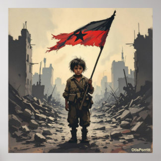 THIS WAR WILL NEVER END-8 POSTER