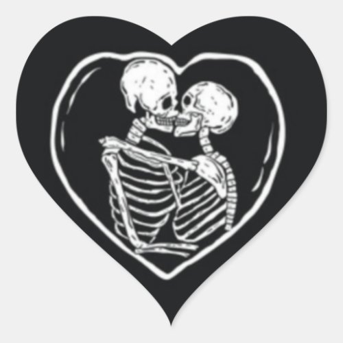 This Was Love DOD Heart Sticker
