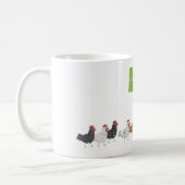 This Way to Crazy Chicken Lady Coffee Mug (Left)
