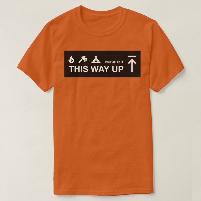 This way up Classic TShirt (Design Front)