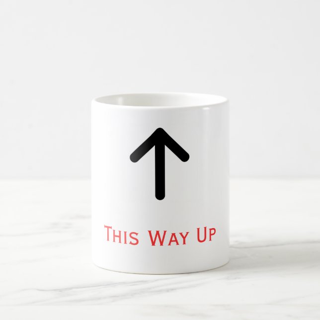 This Way Up Coffee Mug (Center)