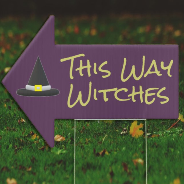 This Way Witches Sign (Creator Uploaded)