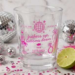 This Wife Is A Showgirl Bachelorette Party Favor Shot Glass