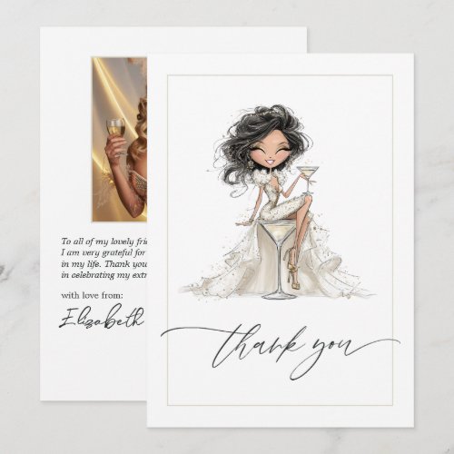 This Wife is a Showgirl Bachelorette Thank You Card