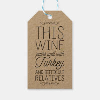 This Wine Pairs Well With... Gift Tags