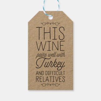 This Wine Pairs Well With... Gift Tags