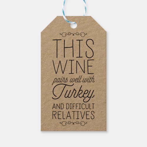 This Wine Pairs Well With Gift Tags