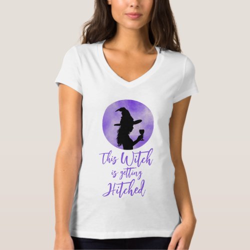 This Witch is Getting Hitched Bachelorette Bride T T_Shirt