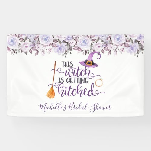 This Witch is Getting Hitched Bridal Shower Banner