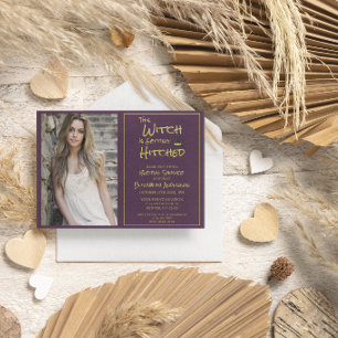 This Witch Is Getting Hitched Bridal Shower Invitation