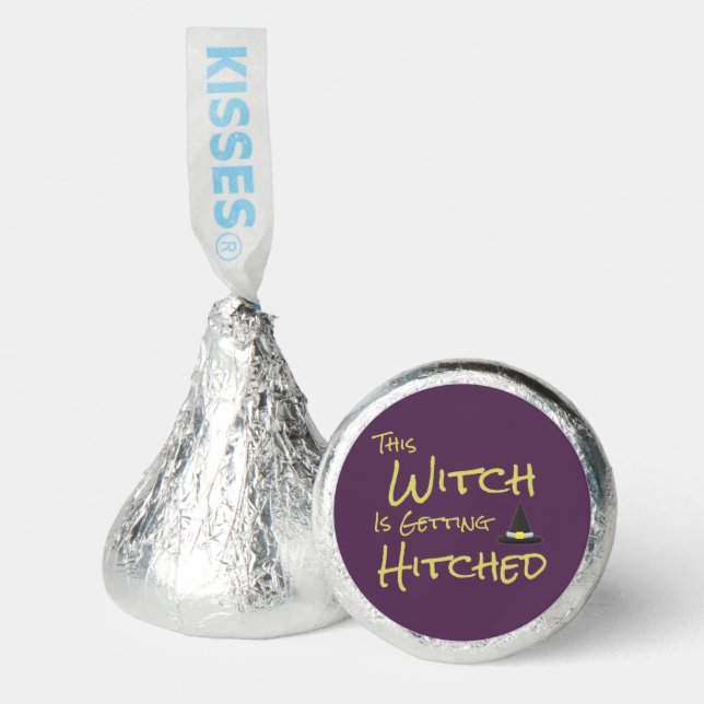 This Witch Is Getting Hitched Hershey®'s Kisses® (Front)