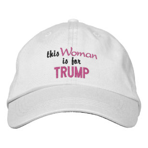 this Woman is for Trump Embroidered Baseball Cap