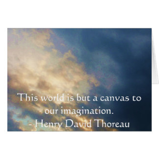 This world is but a canvas to our imagination cards