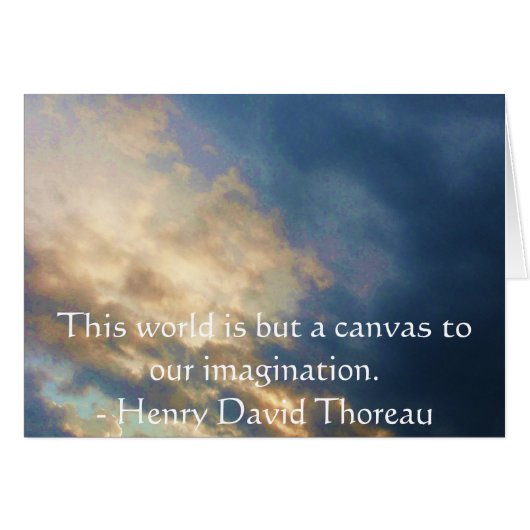 This world is but a canvas to our imagination cards (Front Horizontal)