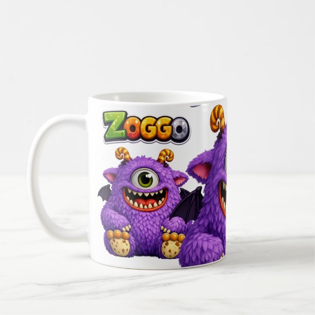 This "Zoggo" part of the Mischief Monsters Series Coffee Mug (Left)