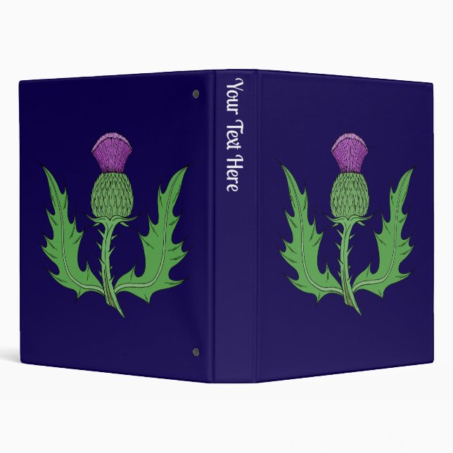 Thistle 3 Ring Binder (Background)