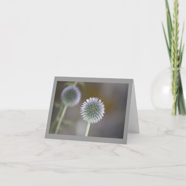 Thistle Blank Note Card (Front)