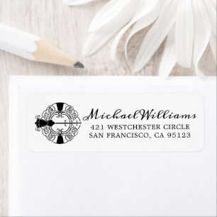 Thistle Celtic Design Label