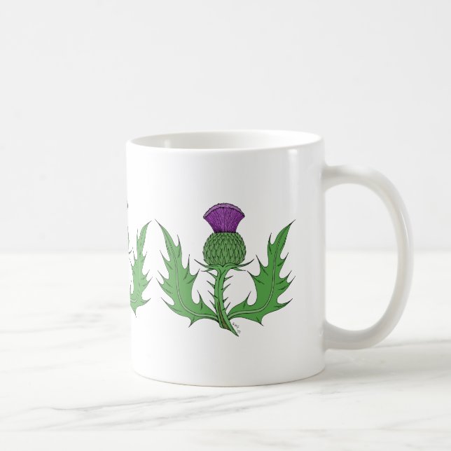Thistle Coffee Mug (Right)