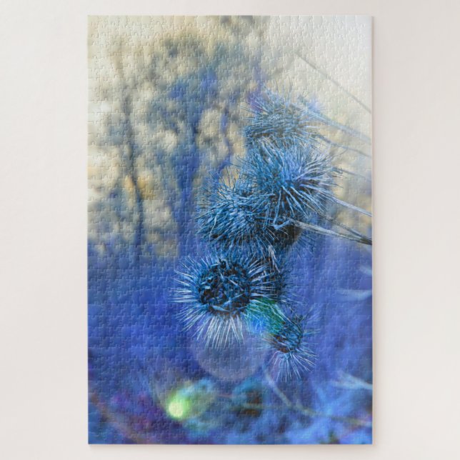 Thistle in Purple Jigsaw Puzzle (Vertical)