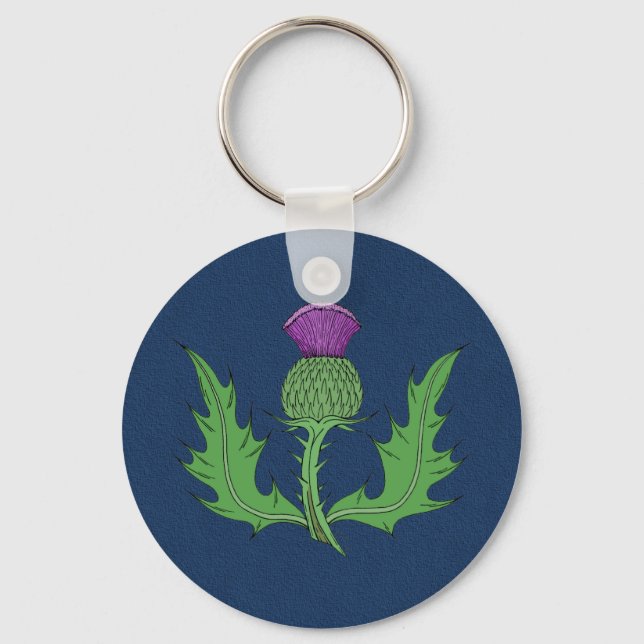 Thistle Keychain (Front)