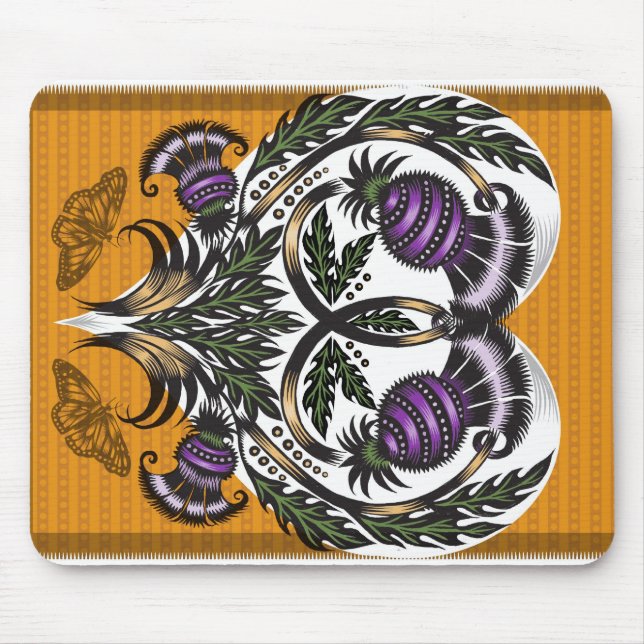 Thistle Love Valentine Mousepad (Front)