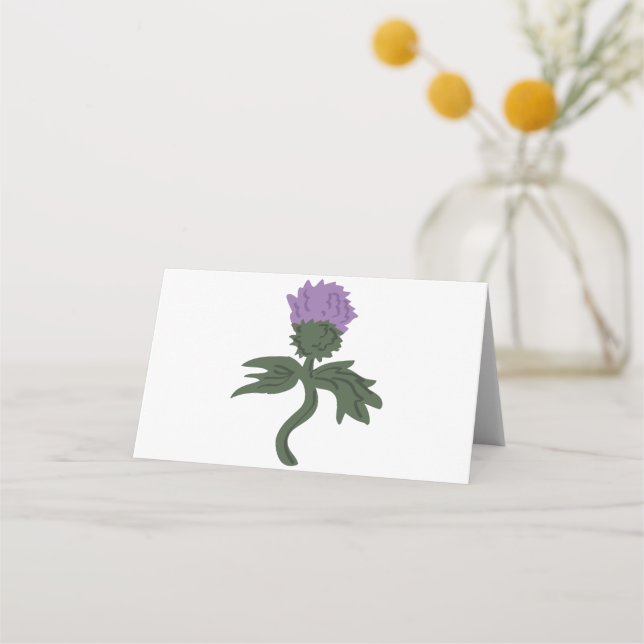Thistle Place Card (Front)