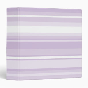 Thistle purple stripes binder