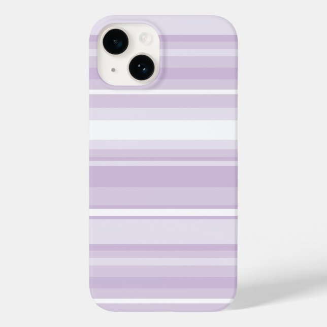 Thistle purple stripes Case-Mate iPhone case (Back)