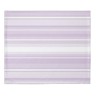 Thistle purple stripes duvet cover