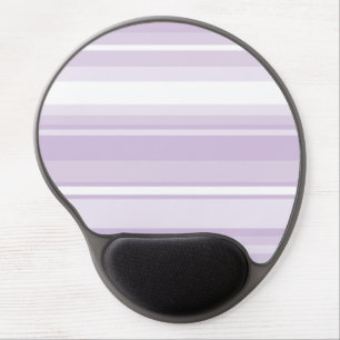 Thistle purple stripes gel mouse pad