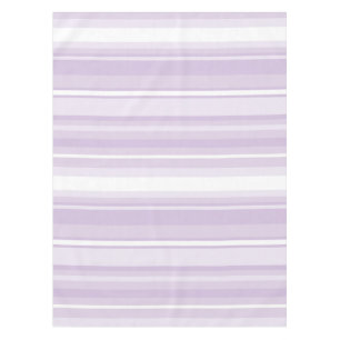 Thistle purple stripes tablecloth