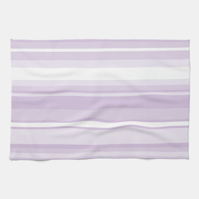 Thistle purple stripes towel (Horizontal)