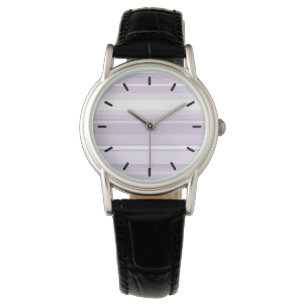 Thistle purple stripes watch