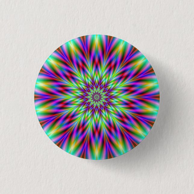 Thistle Star Pinback Button (Front)